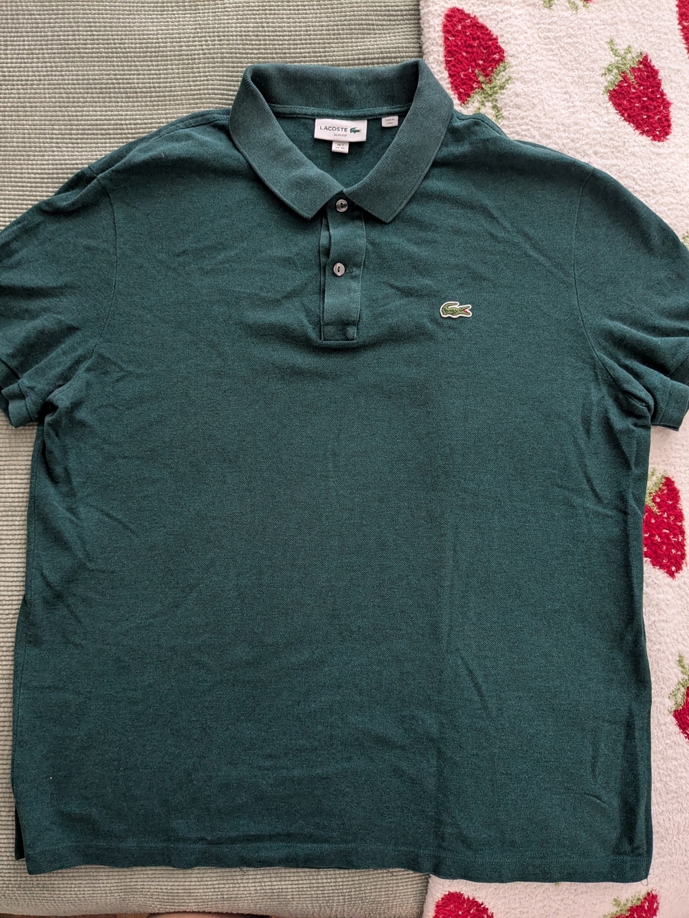 Lacoste Men's Dark Green Classic Piqué Polo